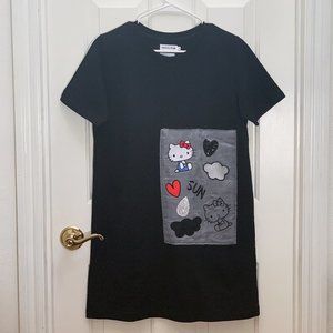Hello Kitty b + ab Long T-Shirt Size Small